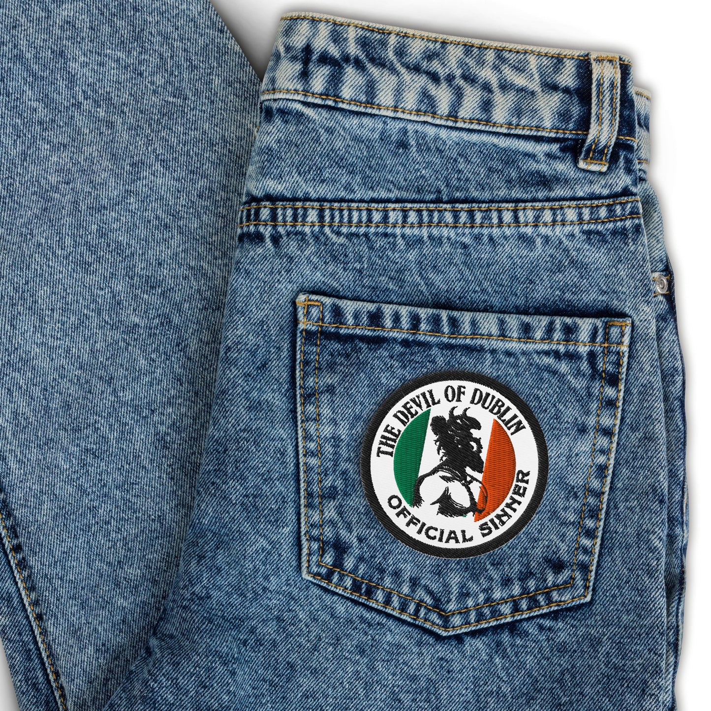 Official Sinner Donation Embroidred Badge of Honor