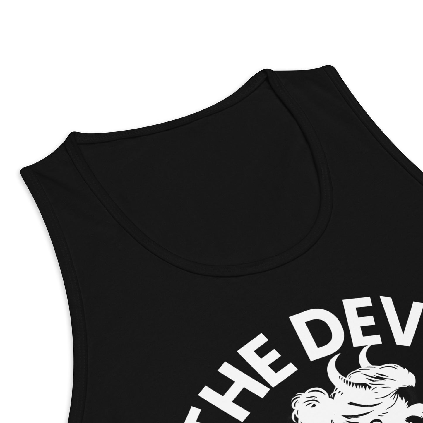 "The Devil Made Me Do It" Men's Tank Top - Black