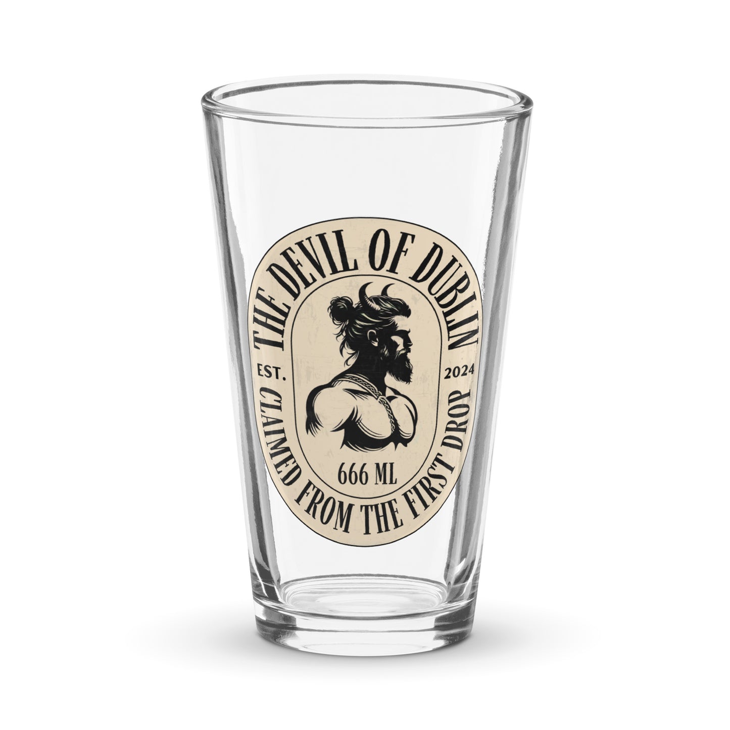 "Claimed From the First Drop" Pint Glass