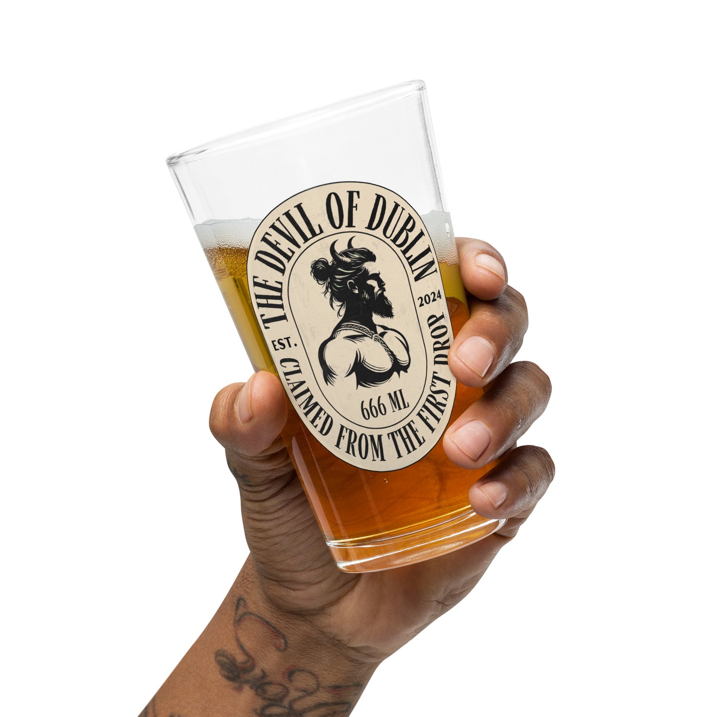"Claimed From the First Drop" Pint Glass