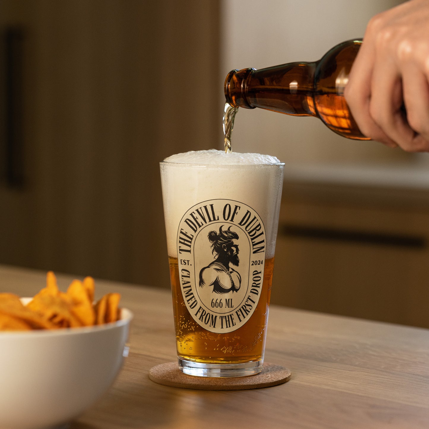 "Claimed From the First Drop" Pint Glass