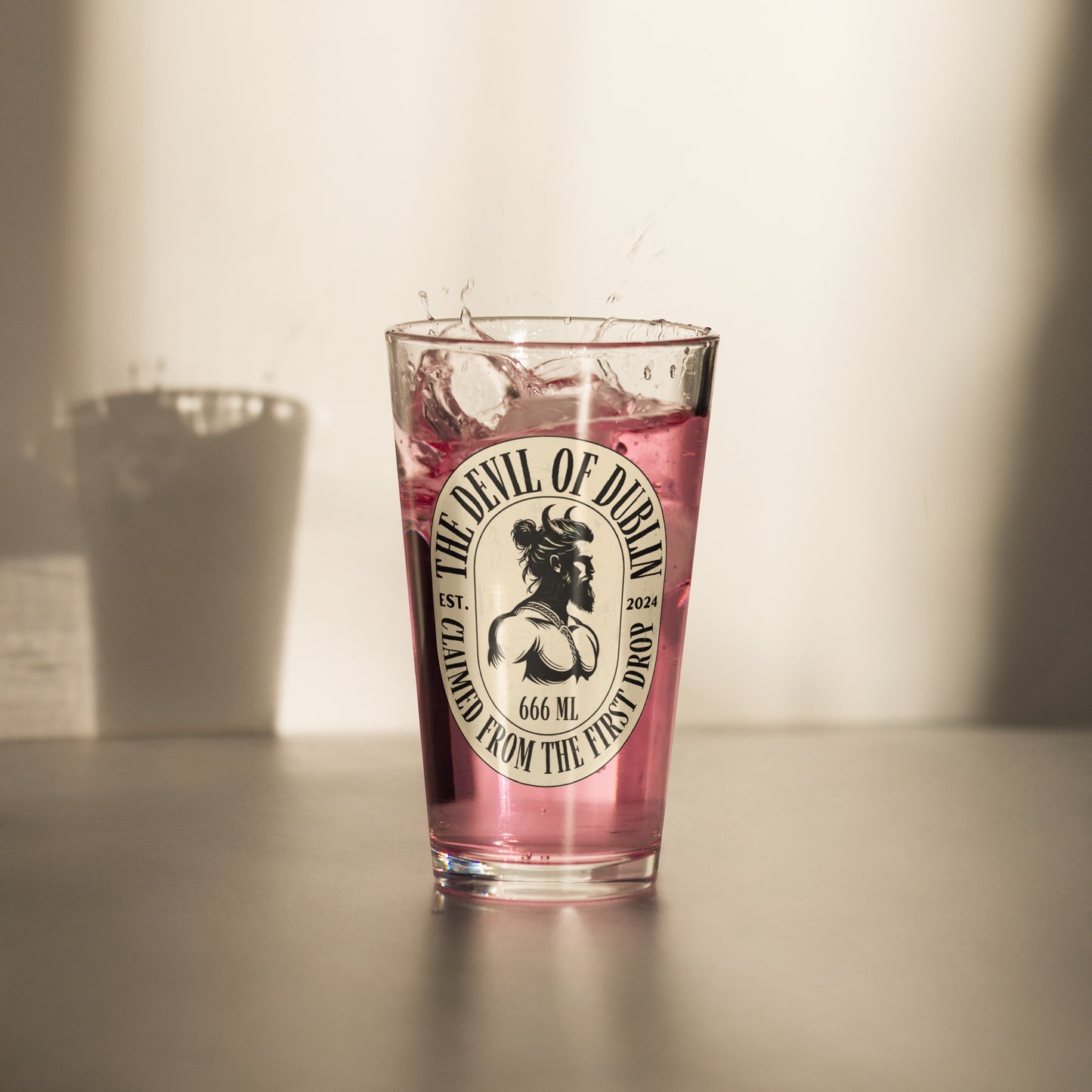 "Claimed From the First Drop" Pint Glass