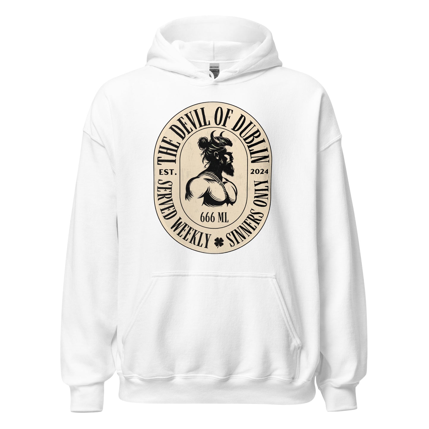 Stout Logo Hoodie - "Served Weekly ☘ Sinners Only"