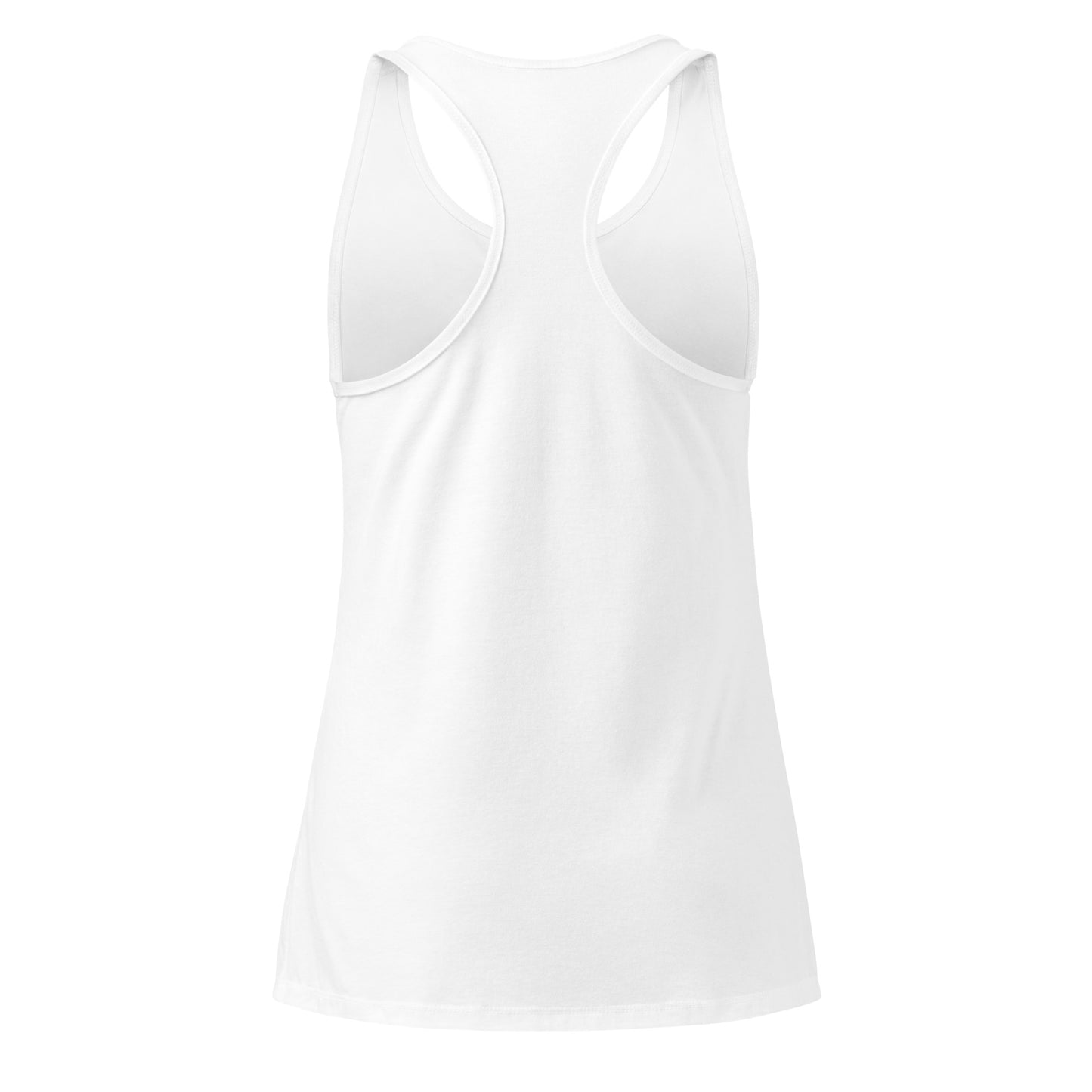"The Devil Made Me Do It" Fitted Racerback Tank